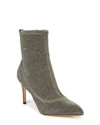 Gold Canvas Ankle Boots