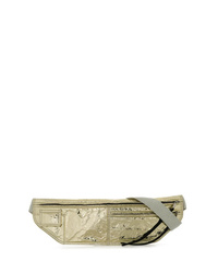 Gold Canvas Fanny Pack
