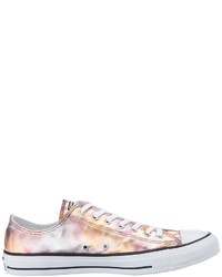 Converse Chuck Taylor All Star Washed Metallic Canvas Ox Lace Up Casual Shoes