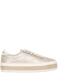 No Name 40mm Metallic Canvas Rope Sneakers