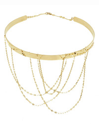 Lana 14k Gold Multi Chain Choker Necklace