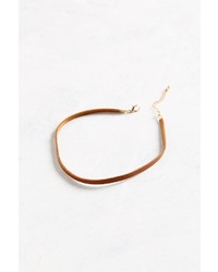 Urban Outfitters Allie Leather Choker Necklace