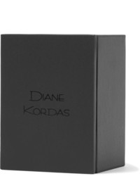 Diane Kordas Bar 18 Karat Rose Gold Diamond Choker