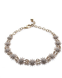 Lulu Frost Crystal Star Choker Necklace