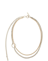 Justine Clenquet Gold And Silver Jane Choker
