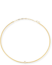 Jennifer Zeuner Jewelry Jennifer Zeuner Kerry Choker Necklace With White Sapphire