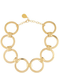 Devon Leigh Large Link Chain Statet Choker Necklace