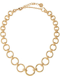 Lydell NYC Open Link Choker Necklace Gold