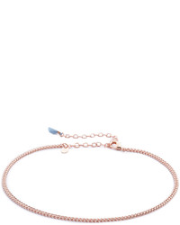 Shashi Plain Chain Choker Necklace