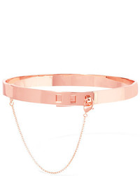 Eddie Borgo Safety Chain Rose Gold Plated Choker One Size