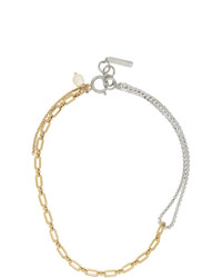 Justine Clenquet Silver And Gold Jamie Choker