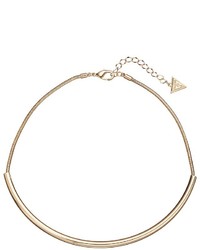 GUESS Sleek Tube On Chain Choker Necklace Necklace