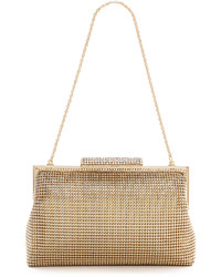 Whiting & Davis Crystal Clasp Clutch