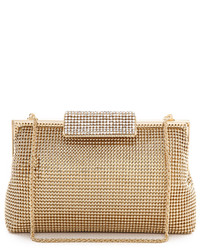 Whiting & Davis Crystal Clasp Clutch