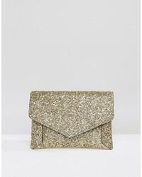 Asos Glitter Envelope Clutch Bag