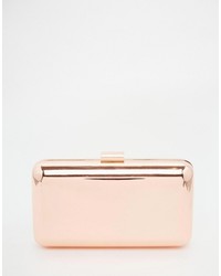 Asos Metallic Box Clutch Bag