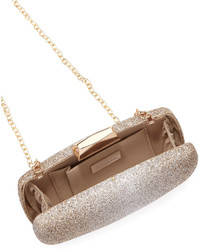 Neiman Marcus Ombr Glitter Box Clutch Bag
