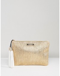 Carvela Poppy Raffia Poppy Clutch Bag