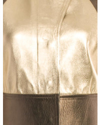 Gucci Metallic Leather Coat