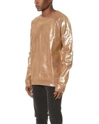 MSGM Gold Sweatshirt