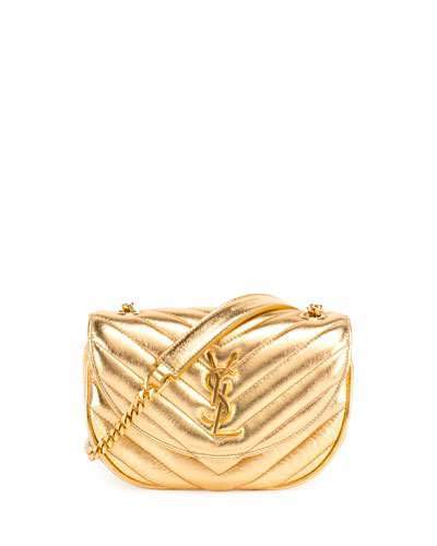 small gold cross body bag