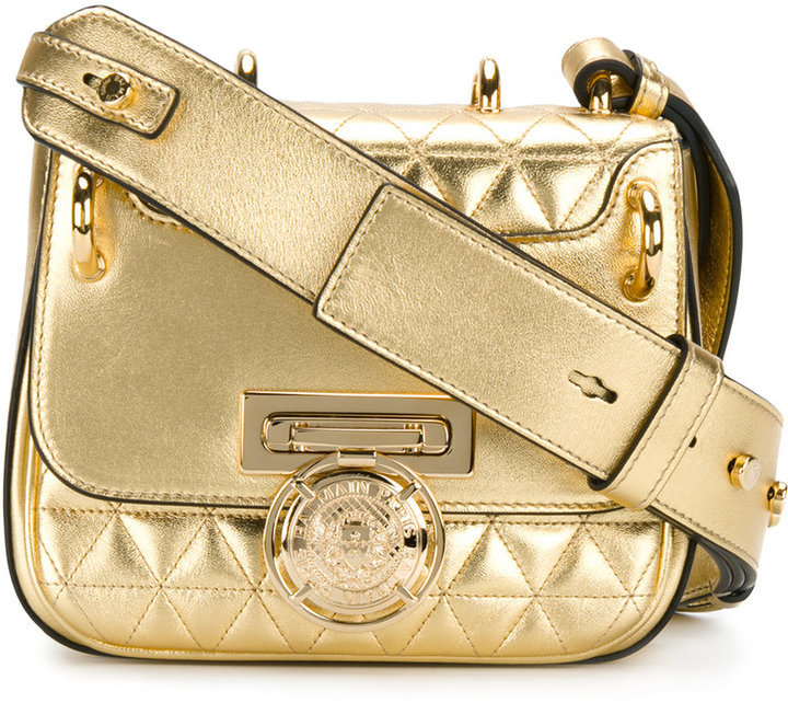 gold cross body bag