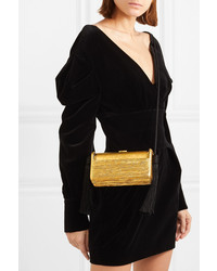 Bienen-Davis Rgine Tasseled Pleated Lurex Shoulder Bag