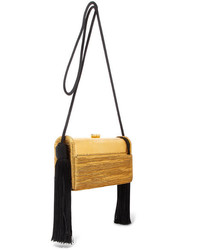 Bienen-Davis Rgine Tasseled Pleated Lurex Shoulder Bag