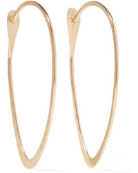 Melissa Joy Manning 14 Karat Gold Hoop Earrings