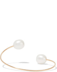 Mizuki 14 Karat Gold Pearl Cuff