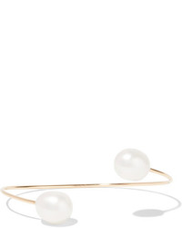 Mizuki 14 Karat Gold Pearl Cuff