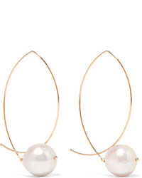 Mizuki 14 Karat Gold Pearl Earrings