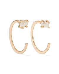 Melissa Joy Manning 14 Karat Gold Pearl Earrings