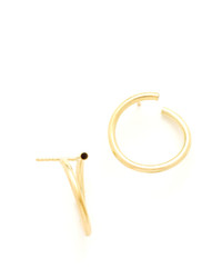 Saskia Diez 14k Gold Bold Spiral Earring