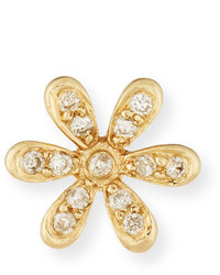 Sydney Evan 14k Gold Daisy Stud Earring With Diamonds