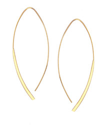 Lana 14k Small Arch Hoop Earrings