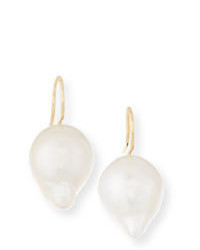 Mizuki 14k Small Pearl Drop Earrings