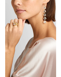 Pippa Small 18 Karat Gold Crystal Earrings