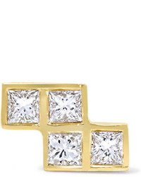Ileana Makri 18 Karat Gold Diamond Earring One Size