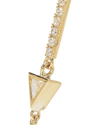 Jennifer Meyer 18 Karat Gold Diamond Earrings