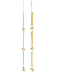 Jennifer Meyer 18 Karat Gold Diamond Earrings
