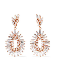 Suzanne Kalan 18 Karat Gold Diamond Earrings