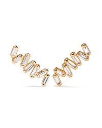 Suzanne Kalan 18 Karat Gold Diamond Earrings