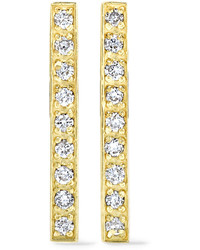 Jennifer Meyer 18 Karat Gold Diamond Earrings One Size