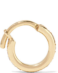 Ileana Makri 18 Karat Gold Diamond Hoop Earrings