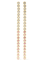 Jennifer Meyer 18 Karat Gold Sapphire And Diamond Earrings