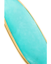 Pippa Small 18 Karat Gold Turquoise Earrings