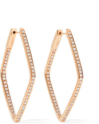 Anita Ko 18 Karat Rose Gold Diamond Earrings