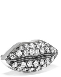 Delfina Delettrez 18 Karat White Gold Diamond Earring One Size