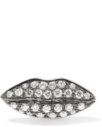 Delfina Delettrez 18 Karat White Gold Diamond Earring One Size